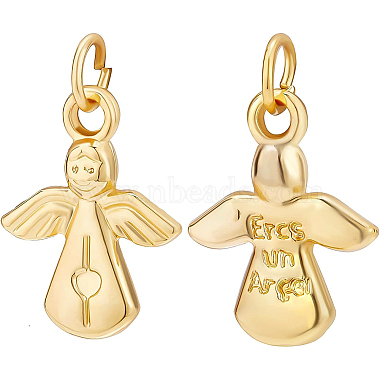 Real 18K Gold Plated Angel & Fairy Alloy Pendants