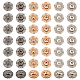 24Pcs 3 Colors Alloy & Brass Snap Buttons(FIND-NB0003-69)-1