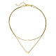 Brass Double Layer Necklace(NJEW-JN04918)-4