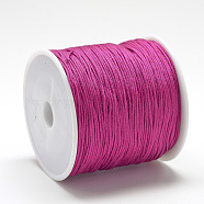 Nylon Thread, Chinese Knotting Cord, Medium Violet Red, 1mm, about 284.33 yards(260m)/roll(NWIR-Q009A-129)