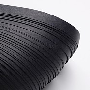Quilling Paper Strips, Black, 530x10mm, about 120strips/bag(X-DIY-J001-10mm-B35)