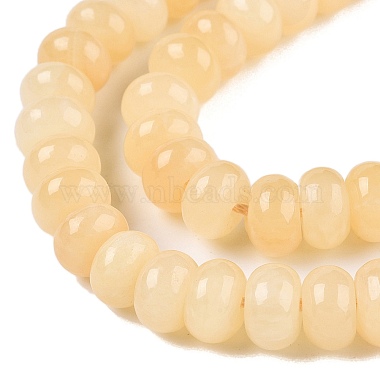 Natural Yellow Jade Beads Strands(G-T138-74B)-3