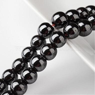 Chapelets de perles en hématite synthétique sans magnétiques(X-G-H1624-6mm-1)-2
