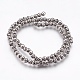Electroplate Natural Lava Rock Beads Strands(G-I200-17A)-2