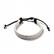 Браслеты из искусственной кожи с плетеным шнуром для женщин(BJEW-M290-01D)-1