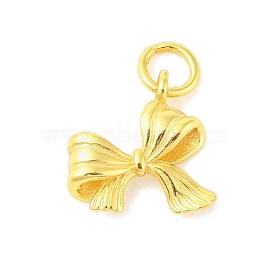 Golden Bowknot Sterling Silver Pendants