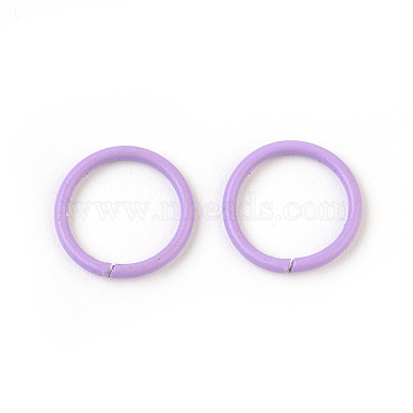 Other Color Plum Ring Iron Close but Unsoldered Jump Rings