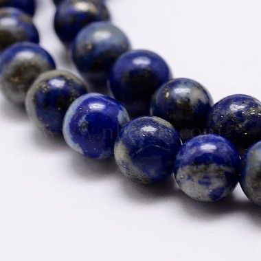 Chapelets de perles en lapis-lazuli naturel(G-A163-07-6mm)-3