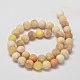 Round Natural Yellow Sunstone Beads Strands(G-I176-08-10mm)-2