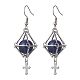 Natural Lapis Lazuli Dangle Earrings(EJEW-JE05600-02)-1