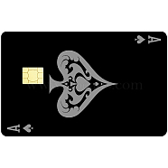 Rectangle PVC Plastic Waterproof Card Stickers, Self-adhesion Card Skin for Bank Card Decor, Playing Card, 186.3x137.3mm(DIY-WH0432-319)