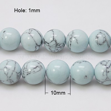Synthetic Turquoise Beads Strands(TURQ-H038-10mm-XXS20)-2