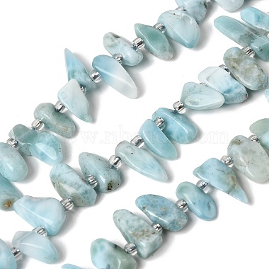brins de perles de larimar naturels(G-P604-A28-01)-2