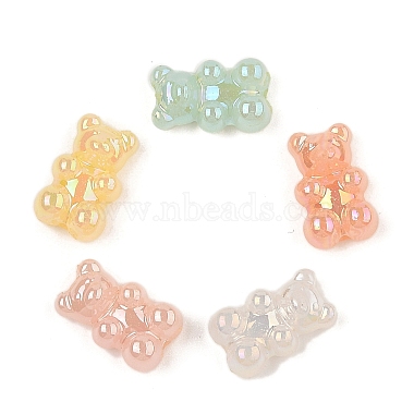 Mixed Color Bear Acrylic Beads