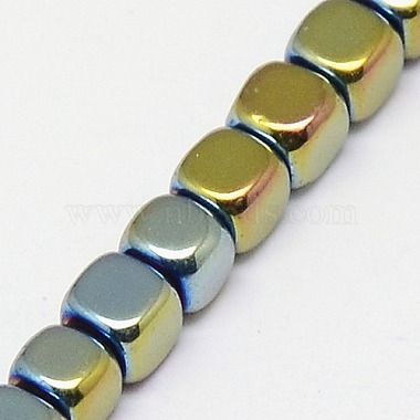 Electroplate Non-magnetic Synthetic Hematite Beads Strands(G-J172-2x2mm-06)-3