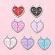 7 Sets 7 Colors Alloy Enamel Split Pendant(ENAM-FS0001-71)-7