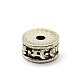 Tibetan Style Alloy Flat Round Spacer Beads(TIBEB-O003-04)-1