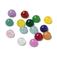 Dyed Natural White Jade Cabochons, Half Round, Mixed Color, 3x1.5mm(G-Q173-01A-19)