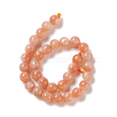 Natural Sunstone Beads Strands(X-G-A205-28A)-2