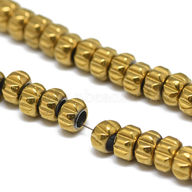 Electroplate Non-magnetic Synthetic Hematite Beads Strands(G-T061-46A)-3