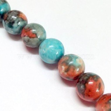 Synthetic Fossil Beads Strands(G-L028-10mm-05)-2