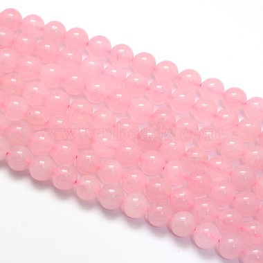 Natural Rose Quartz Round Beads Strands(X-G-O047-04-8mm)-2