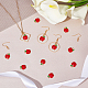 Apple Drop Earring Making Kit(DIY-CA0003-77)-5