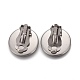 304 engaste de pendientes de clip de acero inoxidable(STAS-P249-23D-P)-2