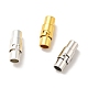 Brass Locking Tube Magnetic Clasps(MC078-M)-1