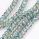 Chapelets de perles en verre galvanoplastique(GLAA-K027-FR-A02)-1