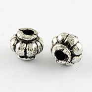 Vintage Acrylic Beads, Lantern, Antique Silver, 9x11mm, Hole: 3.5mm, about 1240pcs/500g(PACR-Q085-27AS)