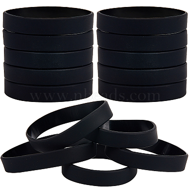 Black Silicone Bracelets