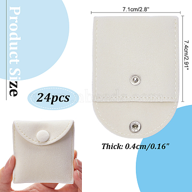 Bolsas de terciopelo con solapa para joyería y botón a presión(TP-WH0007-10A)-2