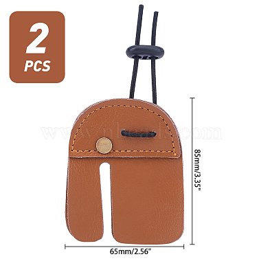 Leather Archery Finger Tab(AJEW-WH0182-27)-4