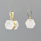 Natural Quartz Crystal Double Terminated Pointed Pendants(X-G-P049-05G)-3