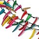 Dyed Natural Coconut Tusk Shape Beaded Multi-strand Necklaces(NJEW-A007-01)-2