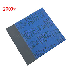 Rectangle Sandpaper, Polishing Grinding Tools, Gray, 2000 Grit, 28x23x0.02cm(WOCR-PW0001-385H)