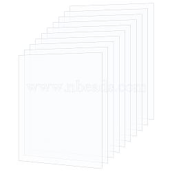 Transparent Acrylic for Picture Frame, Rectangle, Clear, 30.4x25.2x0.07cm, 10pcs/set(DIY-WH0204-82C)