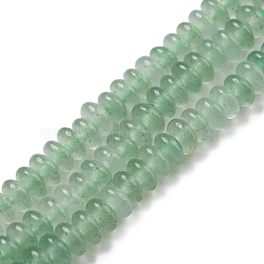 Rondelle Green Aventurine Beads