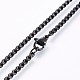 304 Stainless Steel Box Chain Necklaces(NJEW-O102-19B)-2