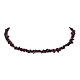 Natural Garnet Chip Beaded Necklace(NJEW-JN04616-09)-1