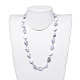 Acrylic Imitation Gemstone Style Beaded Necklaces(NJEW-JN02545)-4