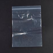 Plastic Zip Lock Bags, Resealable Packaging Bags, Top Seal, Self Seal Bag, Rectangle, White, 20x14cm, Unilateral Thickness: 3.9 Mil(0.1mm), 100pcs/bag(OPP-G001-B-14x20cm)