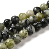 Natural Xiuyu Jade Beads Strands, Round, 8mm, Hole: 1.3mm, about 47pcs/strand, 14.96''(38cm)(G-H298-A08-03)