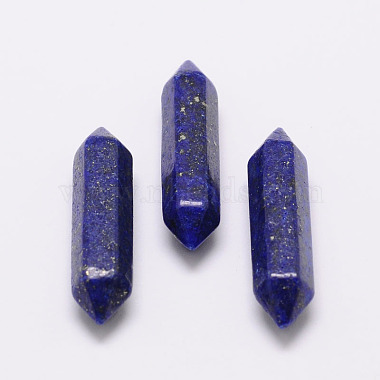 35mm Blue Bullet Lapis Lazuli Beads