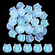 35pcs perles de verre transparentes peintes à la bombe(GLAA-YW0001-77)-1