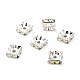 Messing Strass Zwischenperlen(KK-I362-01B-02S)-2