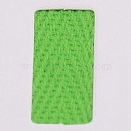 Cotton Twill Tape Ribbons, Herringbone Ribbons, for Sewing Craft, Lime Green, 1 inch(25mm)(X-OCOR-WH0063-19L)