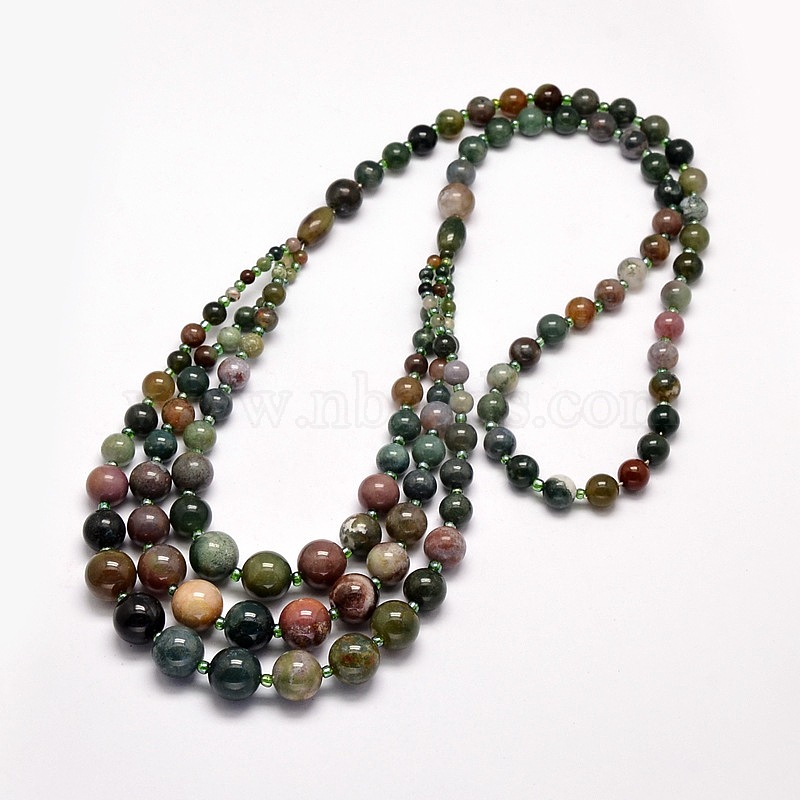 moss agate necklace