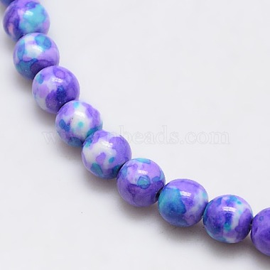 Synthetic Ocean White Jade Beads Strands(G-L019-10mm-M)-3